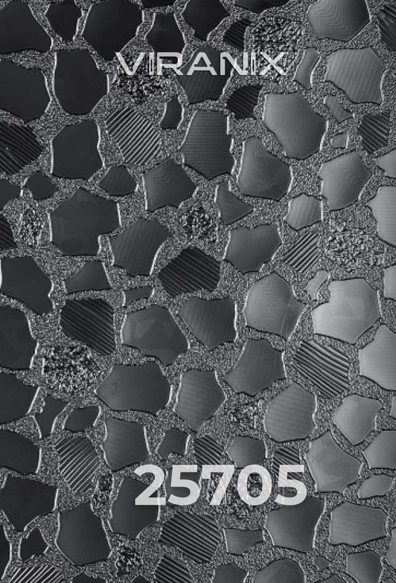 VIRANIX SmartWall PVC Self-Adhesive Wallpaper - Metal Collection