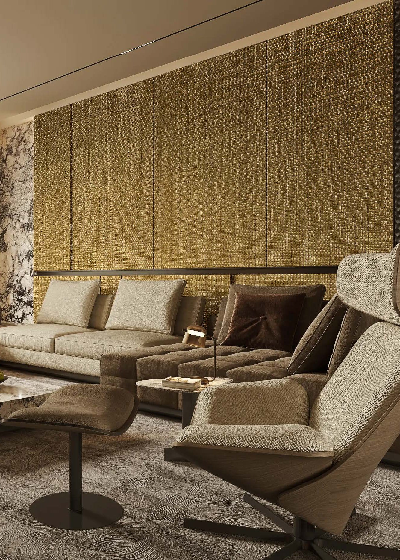 VIRANIX SmartWall PVC Self-Adhesive Wallpaper - Textile-Effect Collection