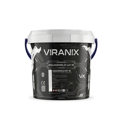 VIRANIX AQUASHIELD UV-1K impermeabilizante líquido de poliuretano, cubo de 5 kg – resistente a los UV, 600% elástico